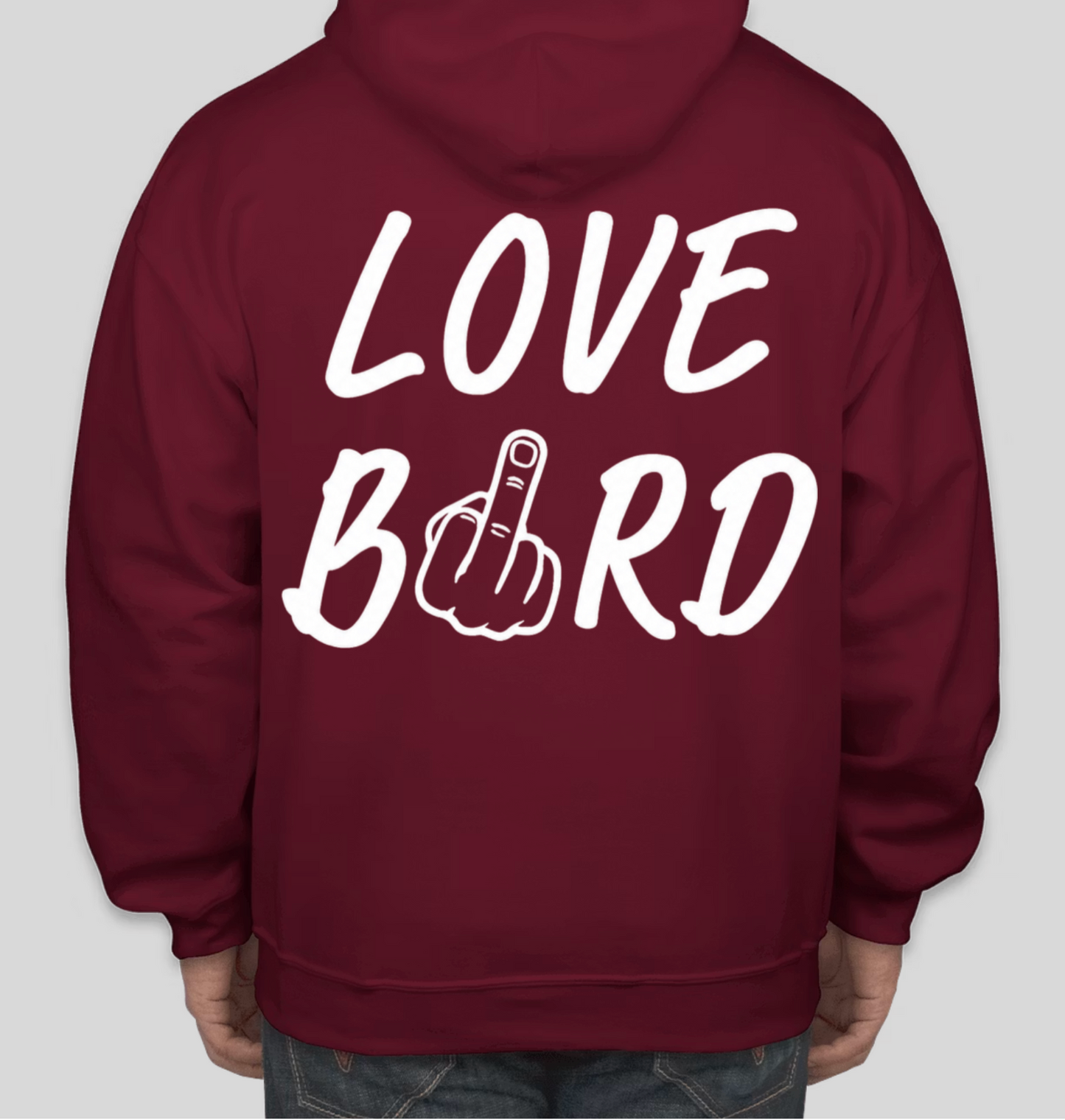GARNET LOVE BIRD UNISEX HOODIE